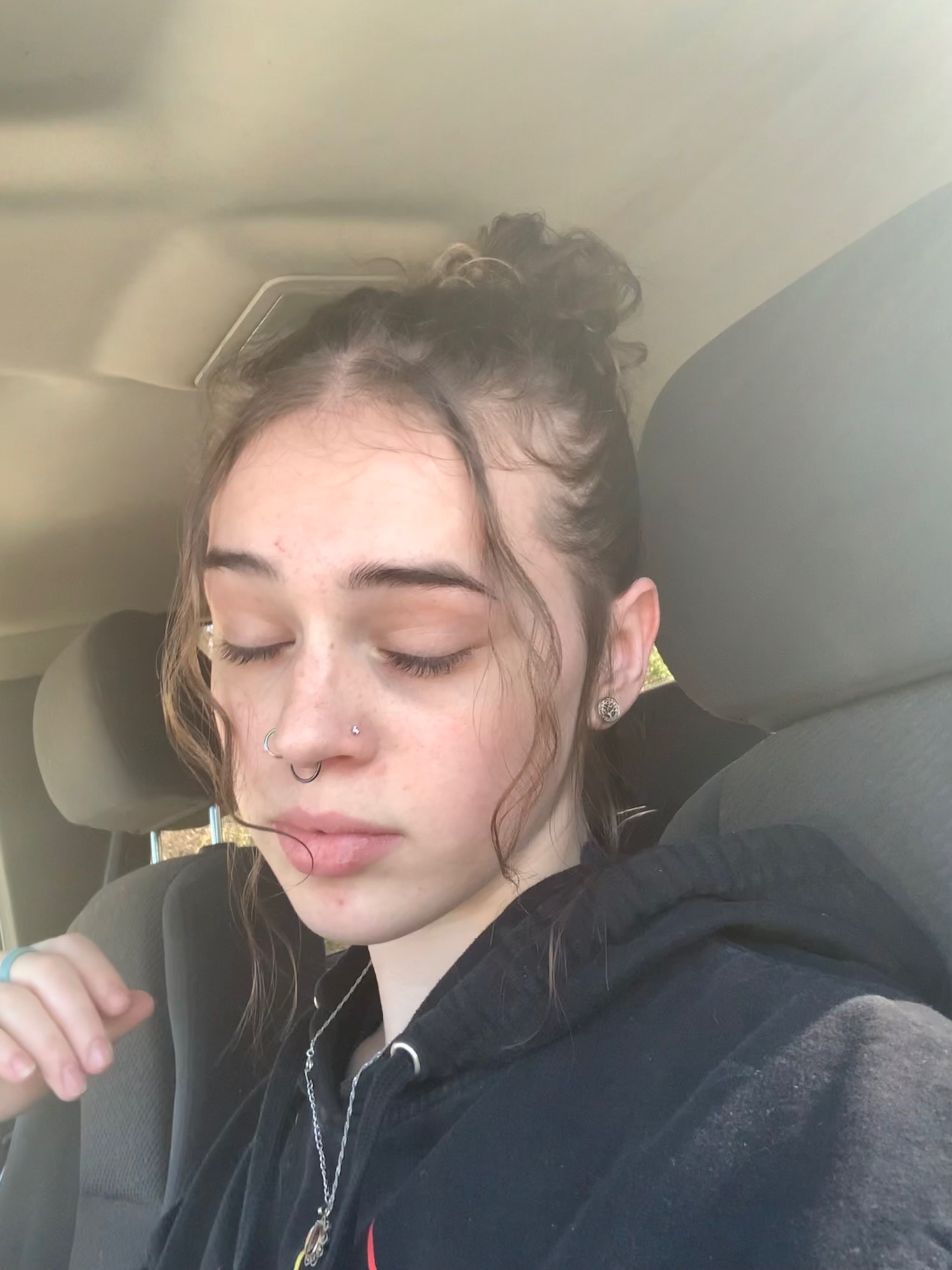 Green eye baby